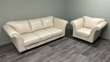 Real cream leather for sale  SHEFFIELD