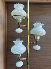 glass lamp brass floor for sale  Chambersburg