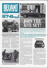 Reliant review no31 for sale  UK