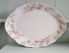 Brown transferware large for sale  FERNDOWN