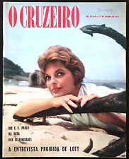 Cruzeiro 1961 Julie London Martine Carol Miss Brazil Eartha Kitt Zizinho Ads comprar usado  Enviando para Brazil