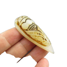 China, jade antiguo, coleccionables, cultura Hongshan, cigarra rara, colgante A (421) segunda mano  Embacar hacia Mexico