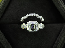 Asscher pear cut for sale  HARROW