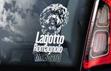 Adesivo auto lagotto usato  Spedire a Italy