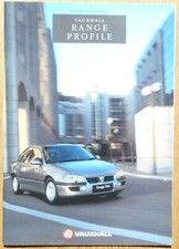 Vauxhall range brochure for sale  CANTERBURY
