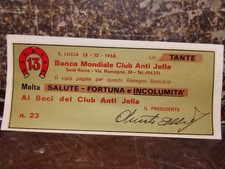 Biglietto banca mondiale usato  Villa Santo Stefano