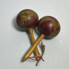 Wooden maracas caribbean for sale  Gurnee
