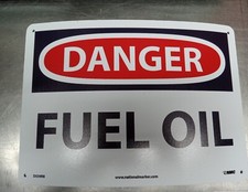 Placa de reboque de plástico óleo combustível Danger D539RB 14"x10" comprar usado  Enviando para Brazil