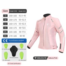 Jaqueta de motocicleta feminina verão respirável jaqueta à prova de vento e jaqueta anti-queda, usado comprar usado  Enviando para Brazil