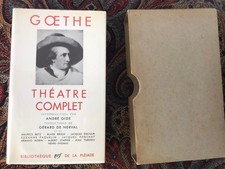 Pléiade goethe théâtre d'occasion  La Rochelle