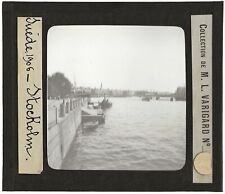 Estocolmo, Capital Suecia, Foto Antigua Placa Cristal, Positivo 8 , 5x10 CM comprar usado  Enviando para Brazil