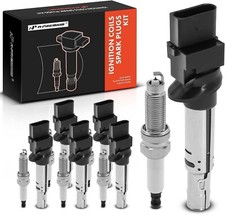 6x kits de bobina de ignição e vela de ignição IRIDIUM para Volkswagen Passat Atlas Audi Q7, usado comprar usado  Enviando para Brazil