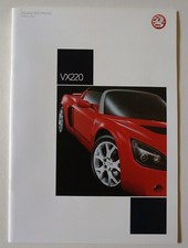Vauxhall vx220 brochure for sale  COULSDON