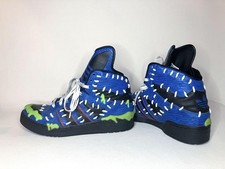 Usado, Tênis Adidas Jeremy Scott EUA 9.5 JS Mad Balls M18992 raro azul verde perfeito estado #3 comprar usado  Enviando para Brazil