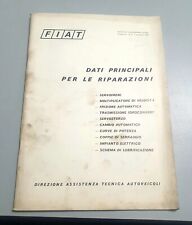 Libretto dati principali usato  Piacenza