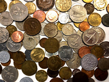 Moedas mistas do mundo estrangeiro a granel - Bolsa de 1 libra FRETE GRÁTIS comprar usado  Enviando para Brazil