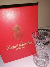royal brierley crystal vase for sale  DROITWICH