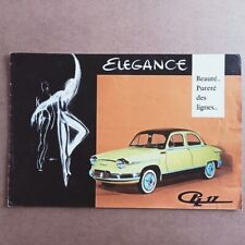 Panhard catalogue brochure d'occasion  Salbris