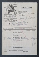 Invoice 1965 feu d'occasion  Expédié en Belgium