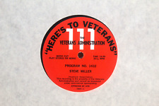 Steve Miller Here's To Veterans Program No 1432 circa. 1974 radio play vinyl comprar usado  Enviando para Brazil