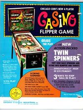 Casino pinball machine for sale  Collingswood