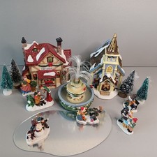 Christmas lighted village for sale  East Helena