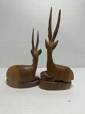 Mcm vintage carved for sale  White Lake