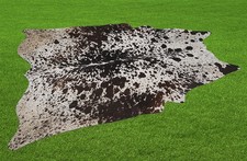Novos tapetes de couro de vaca área couro de vaca 24,06 pés quadrados (63"x55") couro de vaca U-1398, usado comprar usado  Enviando para Brazil