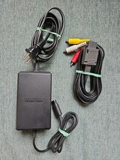 Cable adaptador de fuente de alimentación de CA para Nintendo GameCube OEM DOL-002 y cables AV de fabricante de equipos originales segunda mano  Embacar hacia Mexico