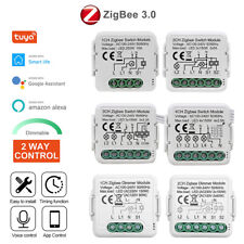 Interruptor inteligente Tuya WiFi Zigbee /1/2/3/4 módulo interruptor de luz regulador de gangue para Alexa comprar usado  Enviando para Brazil