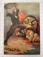 Cartolina guerra spagna usato  Genova