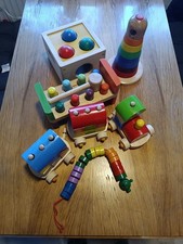 Holzspielzeug konvolut lernspi gebraucht kaufen  Wusterwitz