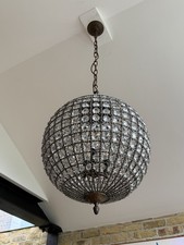 Globe chandelier ceiling for sale  EAST MOLESEY