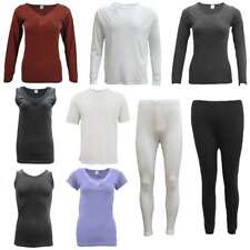 Calça legging térmica masculina feminina lã merino Long Johns roupa íntima pijama, usado comprar usado  Enviando para Brazil