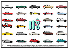 Poster cars 1980 for sale  SWINDON