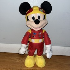 Boneca de Pelúcia Mickey and the Roadster Racers Just Play Racing 15" Brinquedo Falante comprar usado  Enviando para Brazil