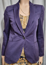 Usado, Jaqueta Zara básica feminina pequena roxa blazer Chelsea botão fechar bolsos de mão comprar usado Usado, Jaqueta Zara básica feminina pequena roxa blazer Chelsea botão fechar bolsos de mão comprar usado  Enviando para Brazil