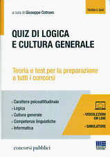 Quiz logica cultura usato  Montegrotto Terme