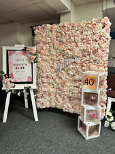Pink flower wall for sale  HULL