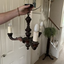 Wooden chandelier three for sale Wooden chandelier three for sale  COLCHESTER