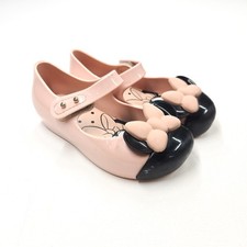 Mini Melissa tamanho 8 blush rosa Minnie Mouse Mary Jane sapatos arco comprar usado  Enviando para Brazil