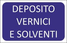 Cartello segnaletico deposito usato  Acate