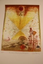 Riginalgrafik rene carcan gebraucht kaufen  Winhöring