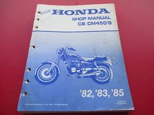 Manual de serviço original Honda Shop 1982 1983 1985 CB450 CM450 FABRICANTE DE EQUIPAMENTO ORIGINAL comprar usado  Enviando para Brazil