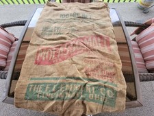 Vintage burlap feed for sale  London
