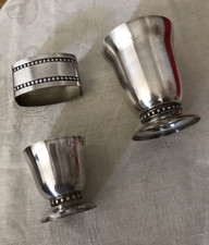 Lot timbale coquetier d'occasion  France