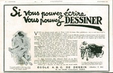 Publicité ancienne école d'occasion  France