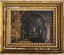 Dipinto antico olio usato  Carrara