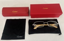 Cartier eyeglasses wooden for sale  Las Vegas