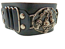 Armband leder gothic gebraucht kaufen  Heilbronn